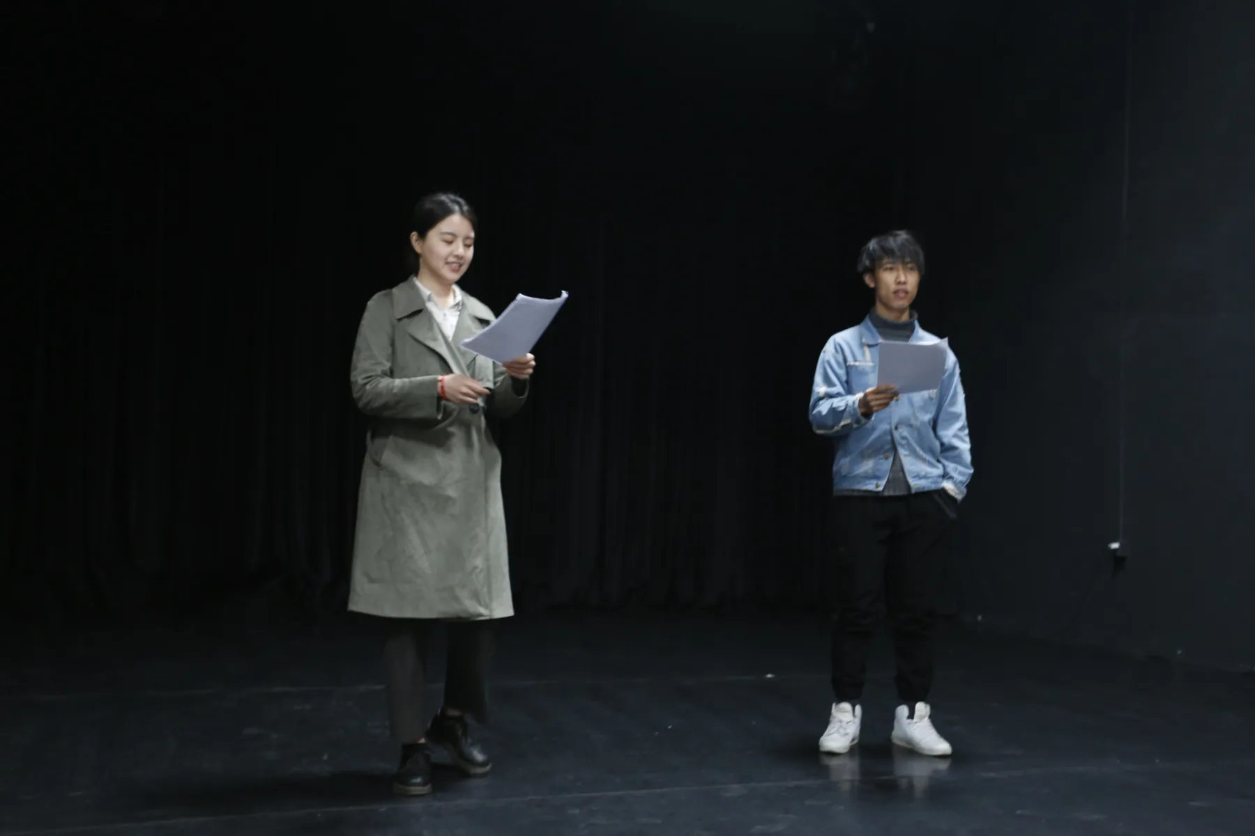 Middle Road Against Love rehearsal photograph 01