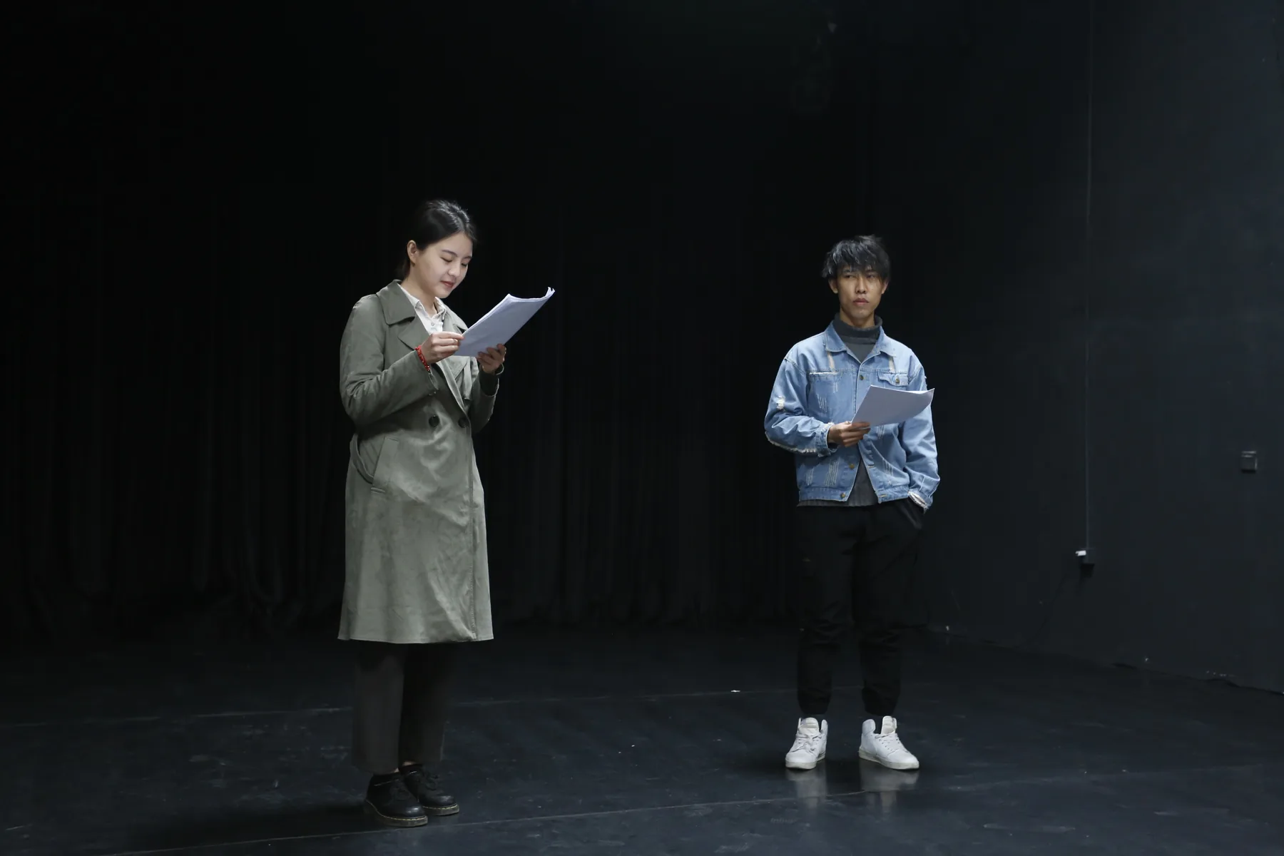 Middle Road Against Love rehearsal photograph 02