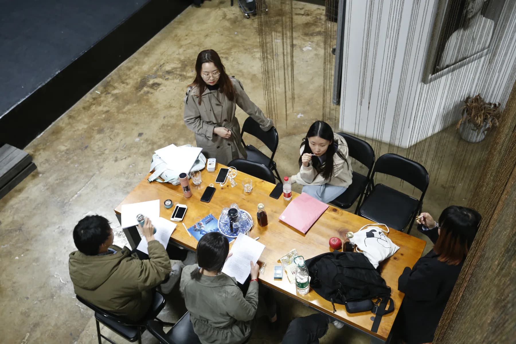 Middle Road Against Love rehearsal photograph 06