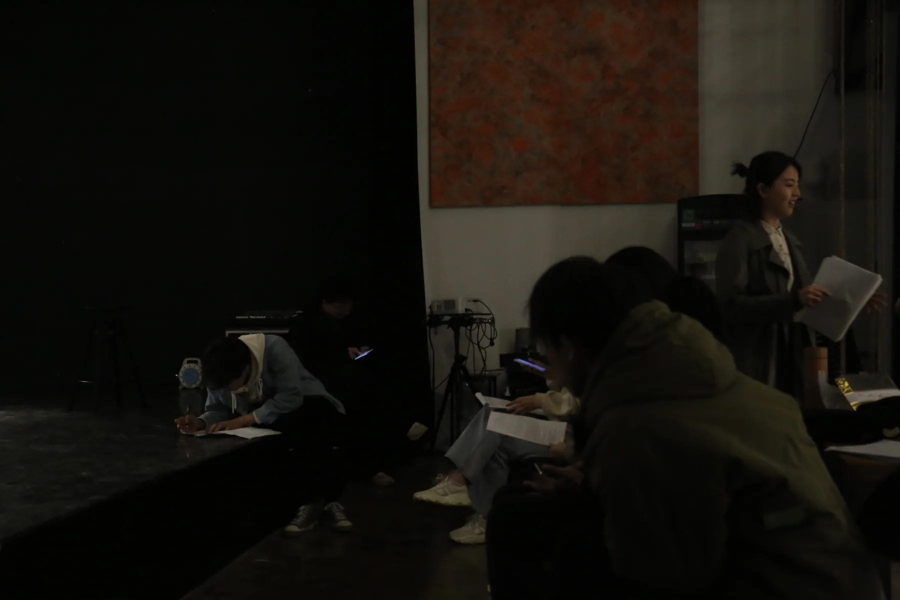 控诉爱情中间派排练照 77