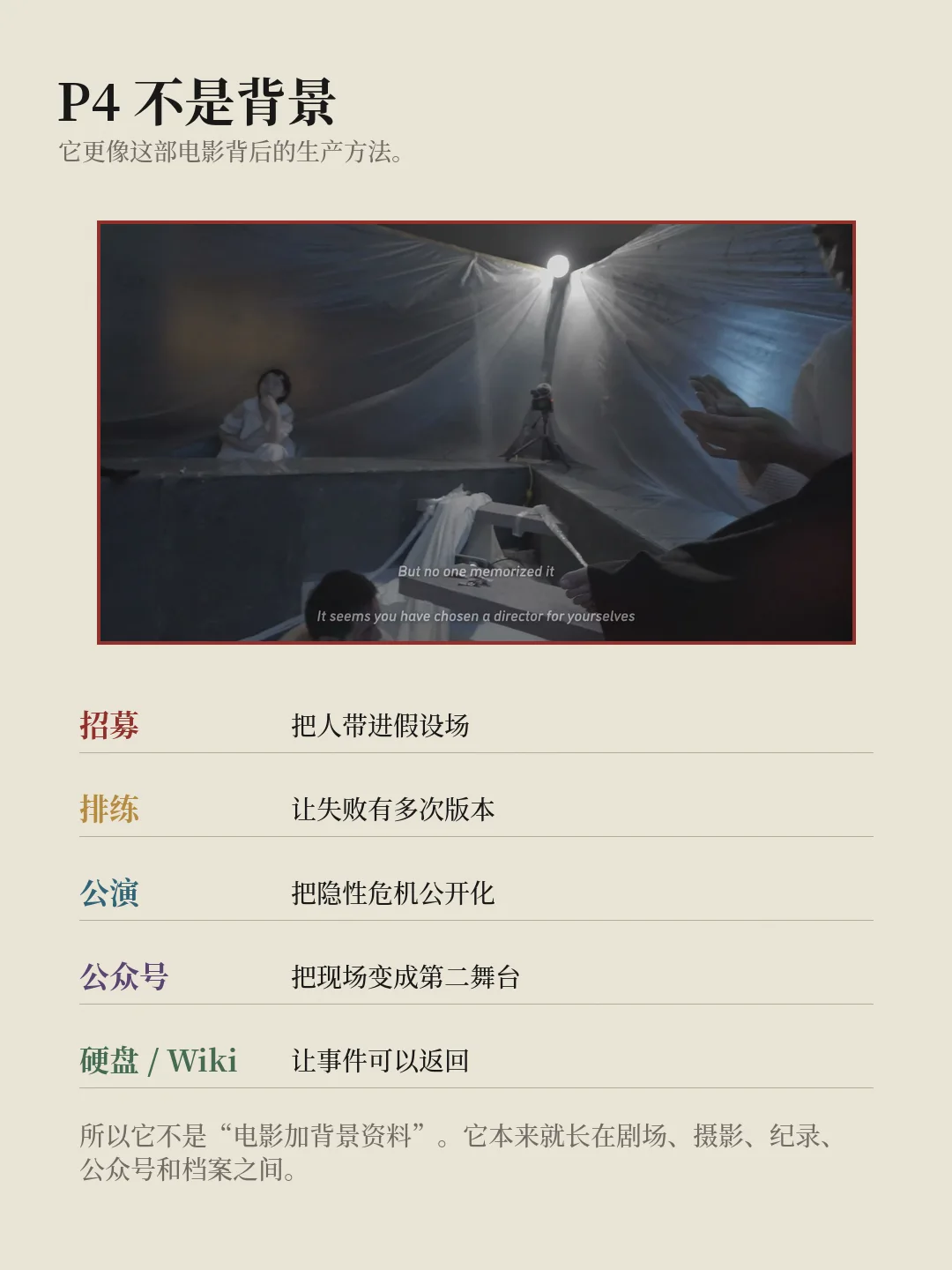 P4 不是背景，而是生产方法